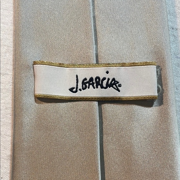 J. Garcia Limited Edition Silk Silver Black Musical Tie Manuscript 39 collection - Picture 3 of 9